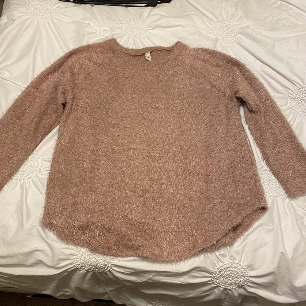 Fuzzy Flamingo Sweater